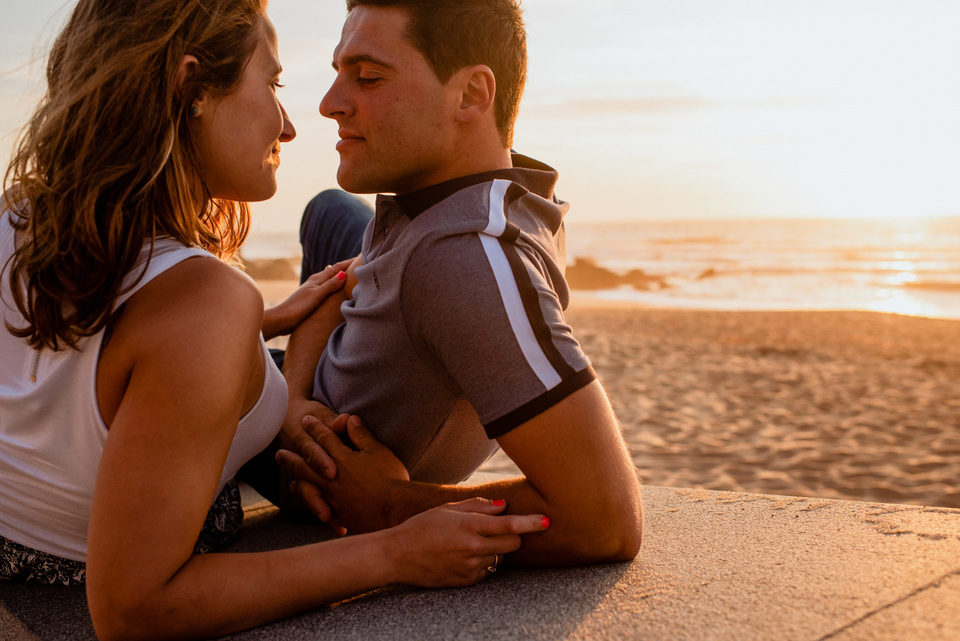Sessão de solteiros na praia de Santa Cruz, Torres Vedras
