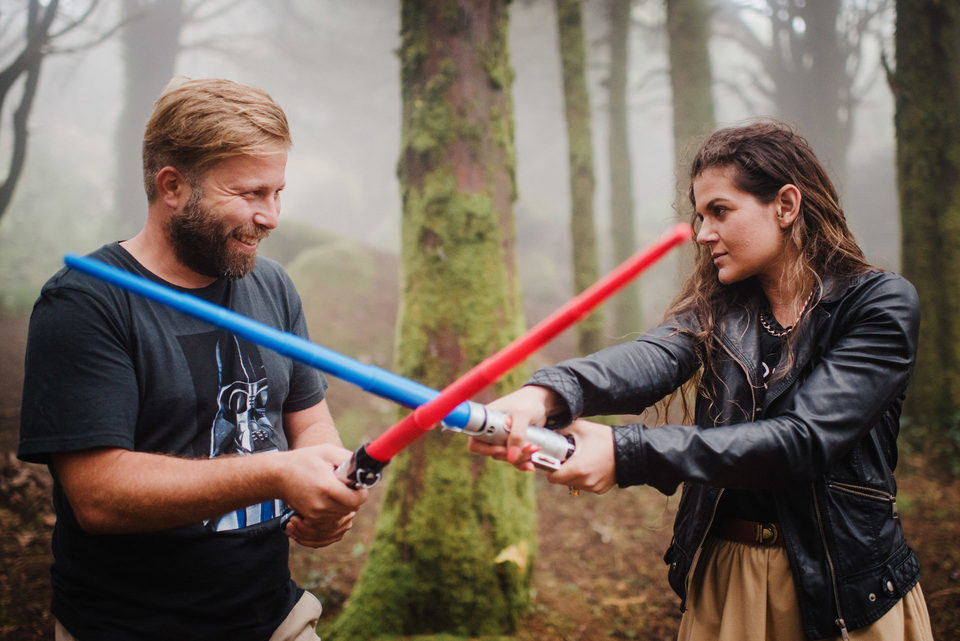 Sessão Pré-Casamento temática em Sintra: Star Wars | Nádia e Diogo