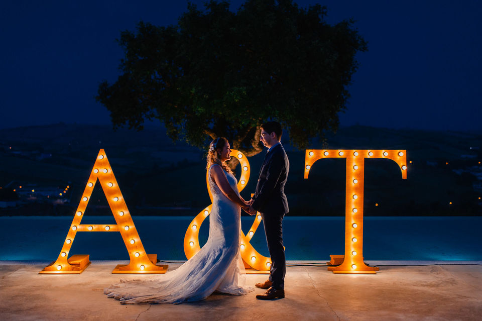 Fotografias de Casamento à Noite