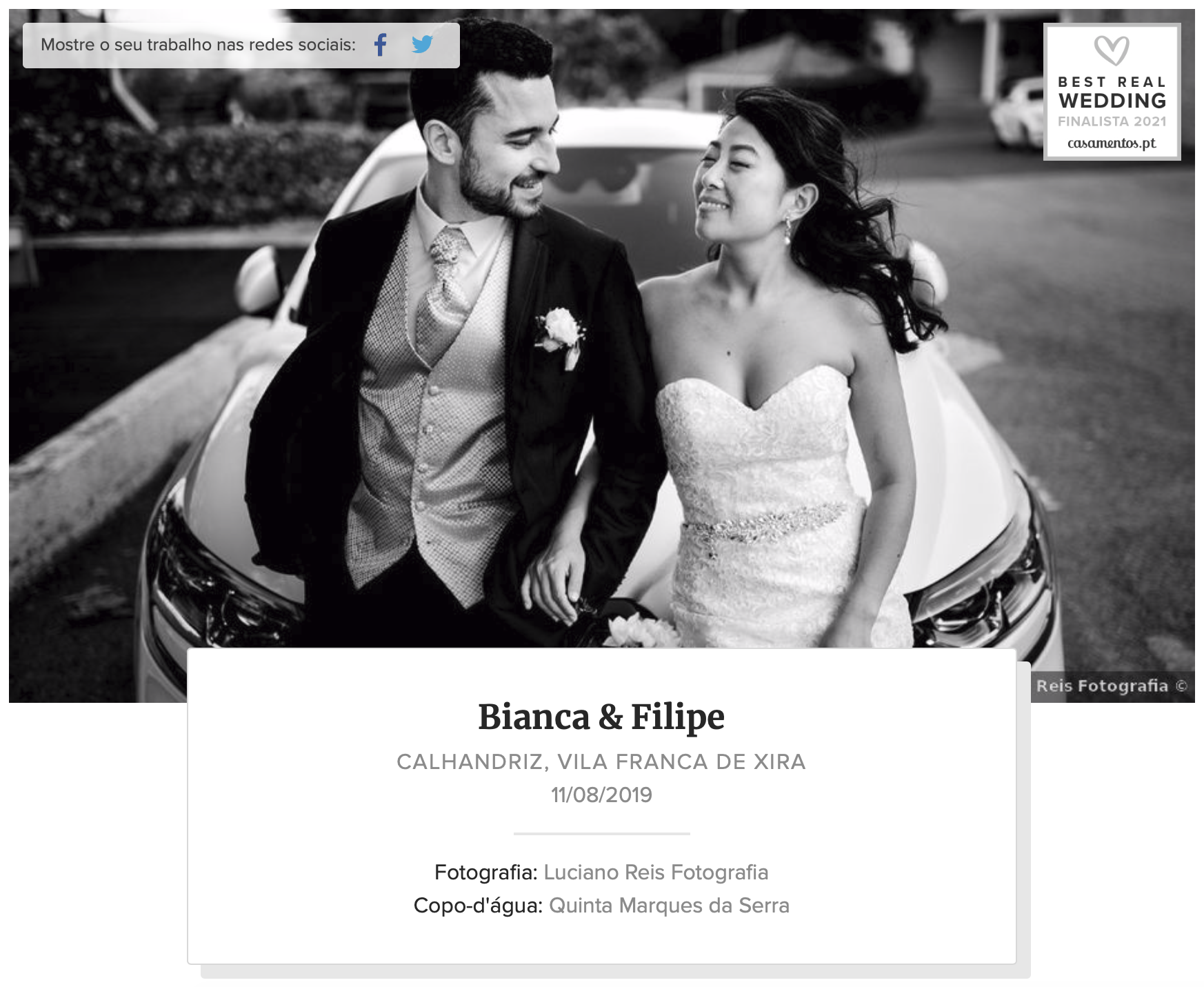 Foto Finalistas do Best Real Wedding 2021 Foto Finalistas do Best Real Wedding 2021 - Imagem 1